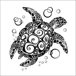 Fische-Schildkröten Aufkleber