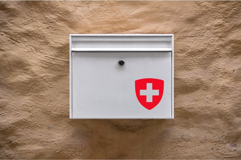 Schweiz Wappen Autoaufkleber