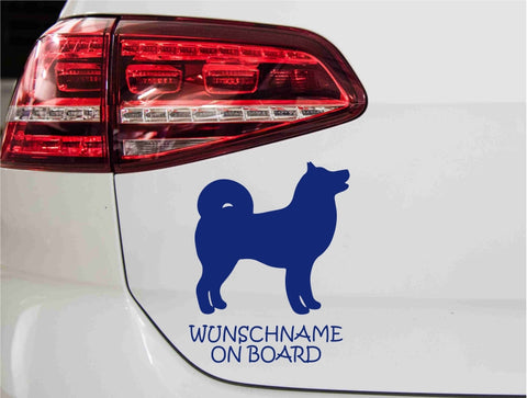 aufkleber-silhouette-akita-hund-blau