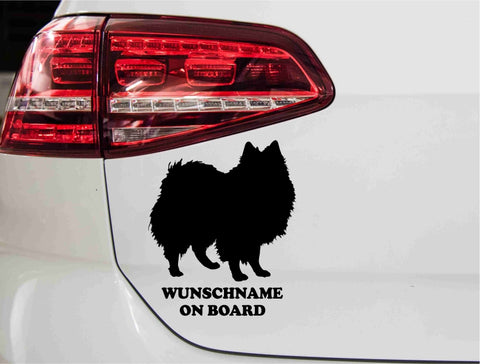 aufkleber-silhouette-american-eskimo-hund-schwarz