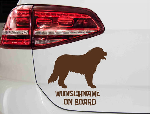 aufkleber-silhouette-bernese-mountain-hund-braun