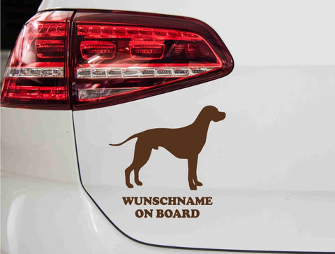 aufkleber-silhouette-pointer-hunderasse-braun