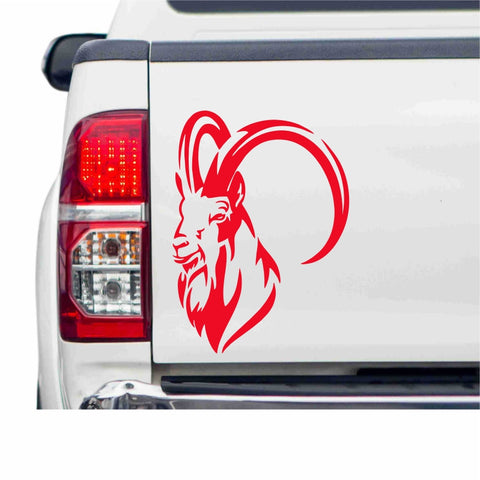 aufkleber-steinbock-kopf-rot