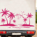 aufkleber-strand-sonne-palmen-pink