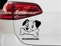 aufkleber-suesser-hund-mit-knochen-schwarz
