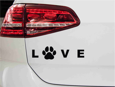aufkleber-text-love-mit-hundepfote-schwarz