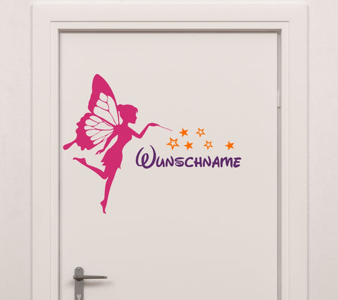 aufkleber-tuere-fee-kinderzimmer-pink