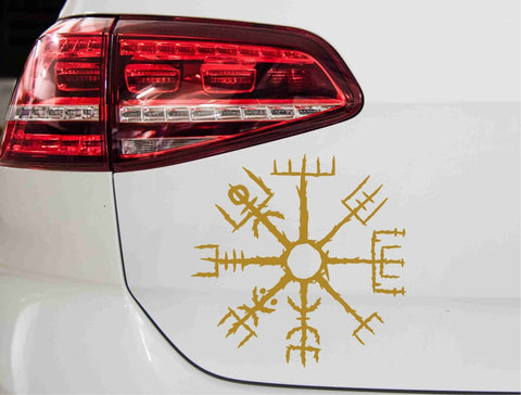 aufkleber-vegvisir-blitz-design-gold