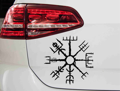 aufkleber-vegvisir-blitz-design-schwarz