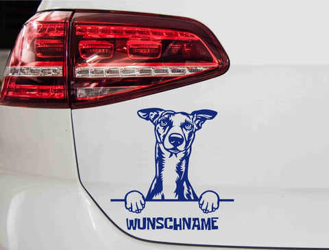 aufkleber-whippet-hund-kopf-mit-wunschnamen-blau