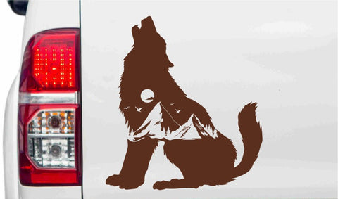 aufkleber-wolf-bergpanorama-braun