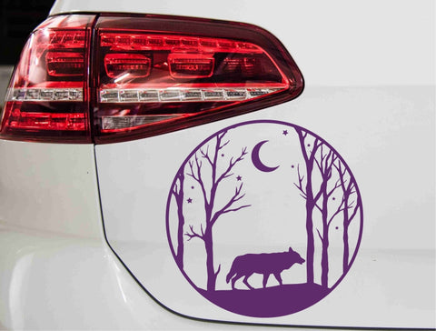 aufkleber-wolfs-wald-rund-violett