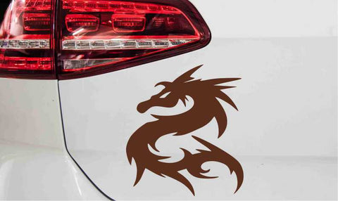 Asiatischer Drache Kombat Autoaufkleber