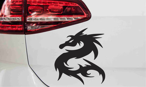 Asiatischer Drache Kombat Autoaufkleber