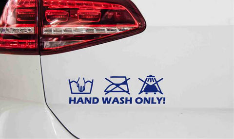 Hand Wash Only JDM Autoaufkleber