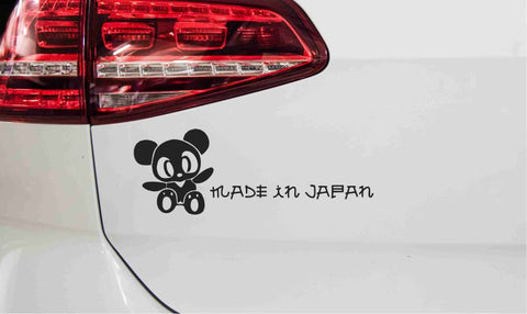 JDM Made in Japan mit Teddy Autoaufkleber