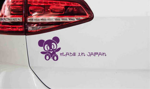 JDM Made in Japan mit Teddy Autoaufkleber