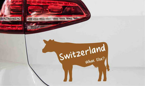 Kuh Silhouette Aufkleber What else