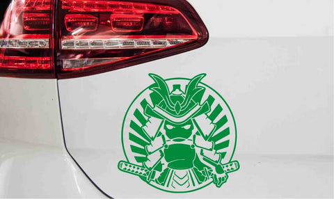 Samurai Boy Autoaufkleber