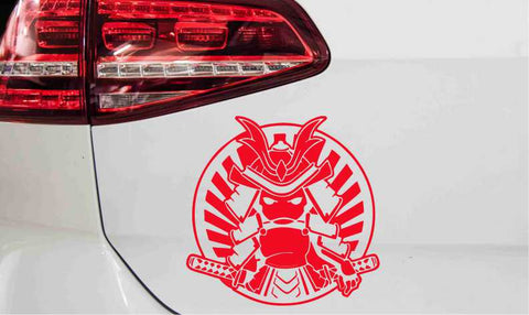 Samurai Boy Autoaufkleber