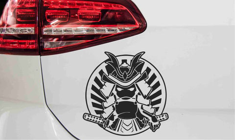 Samurai Boy Autoaufkleber