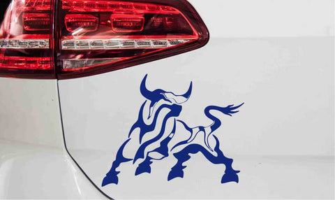 Stier Minotaurus Tribal Autoaufkleber
