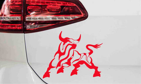 Stier Minotaurus Tribal Autoaufkleber