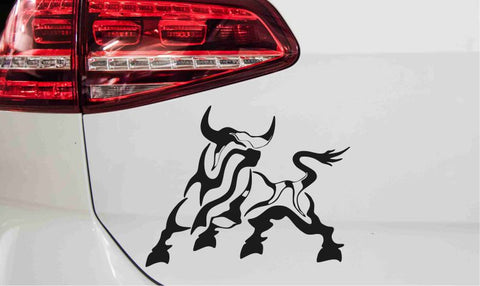 Stier Minotaurus Tribal Autoaufkleber