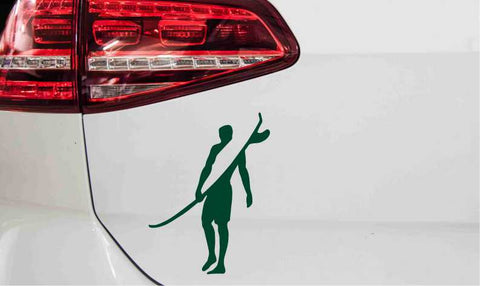Surfer Autoaufkleber