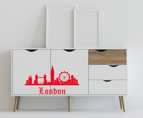 London 2 Skyline Möbeltattoo