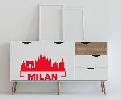milano-skyline-moebeltattoo-aufkleber-rot