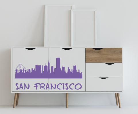 sanfrancisco-skyline-moebeltattoo-aufkleber-lavendel